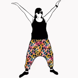 Vibrant leo Haremsbyxor