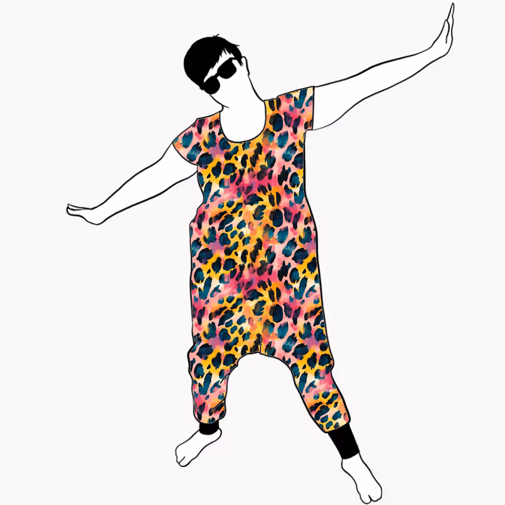 Vibrant leo Jumpsuit (alla ärmlängder)