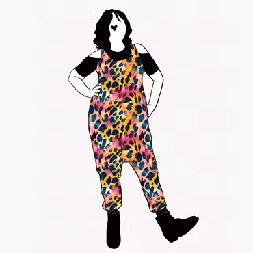 Vibrant leo Jumpsuit (alla ärmlängder)