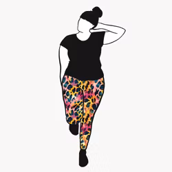 Vibrant leo Leggings