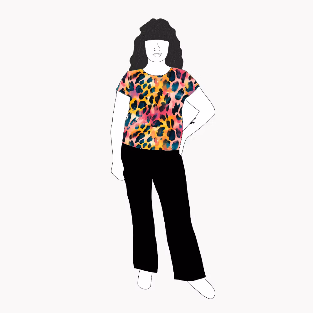 Vibrant leo T-shirt