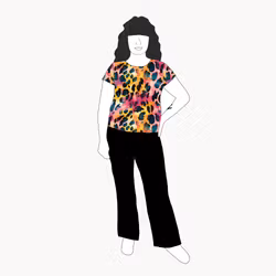 Vibrant leo T-shirt