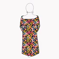 Palazzo Jumpsuit - Vibrant leo