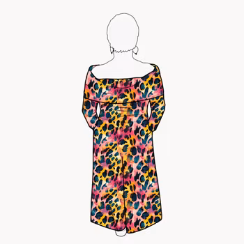 Palazzo Jumpsuit - Vibrant leo