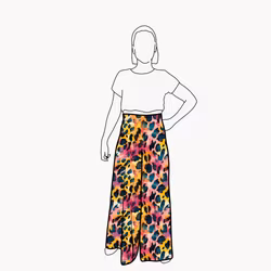 Palazzo byxa - Vibrant leo