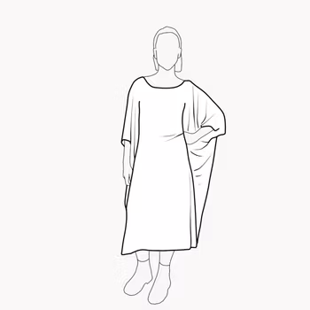 Jerseykaftan - Valfritt tyg