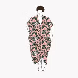Paradise Nya kaftan dress