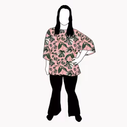 Paradise Kimono Tee Viskos