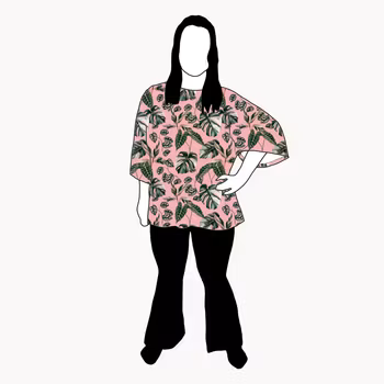 Paradise Kimono Tee Viskos