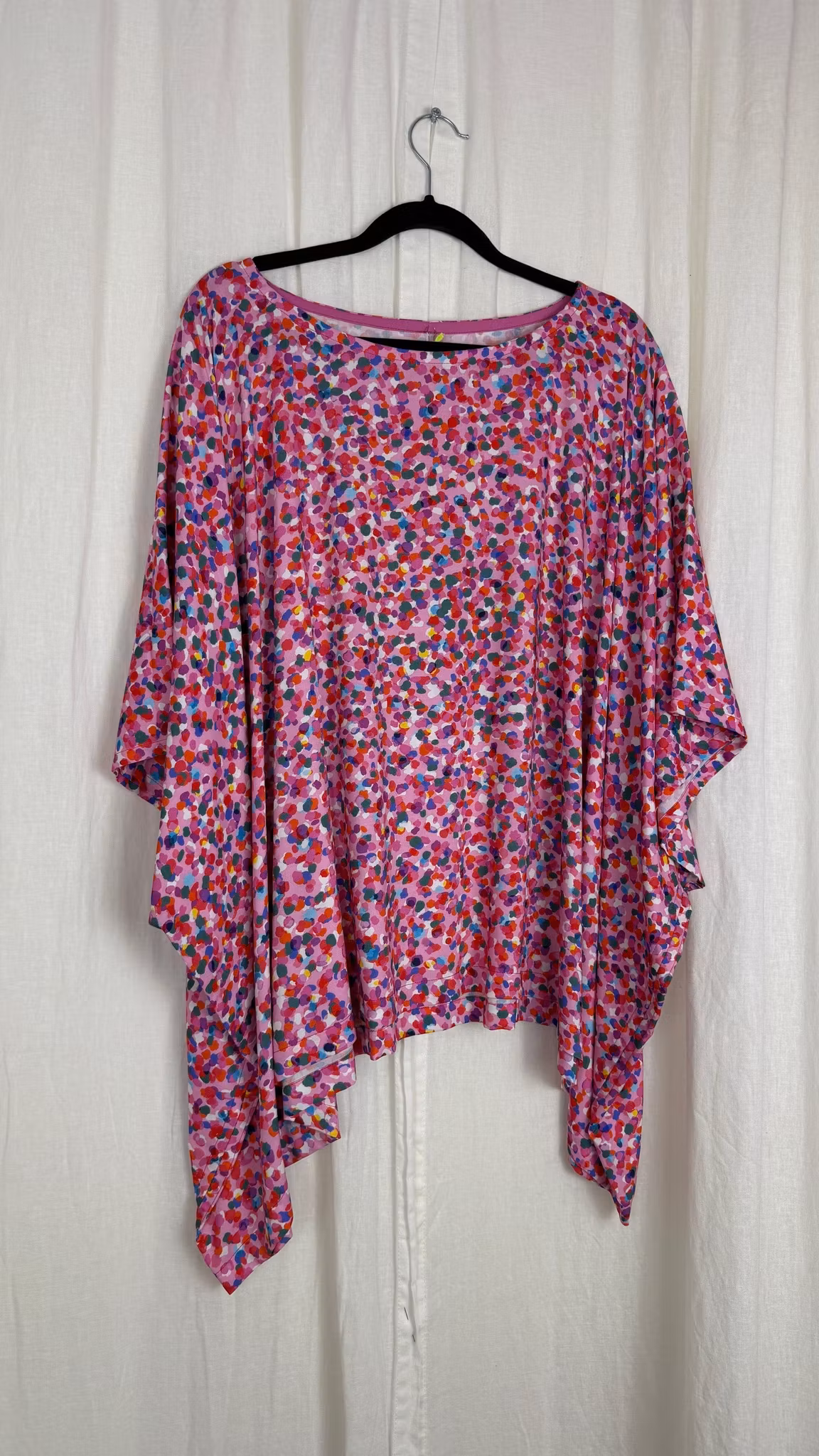 Relaxed top confetti pink