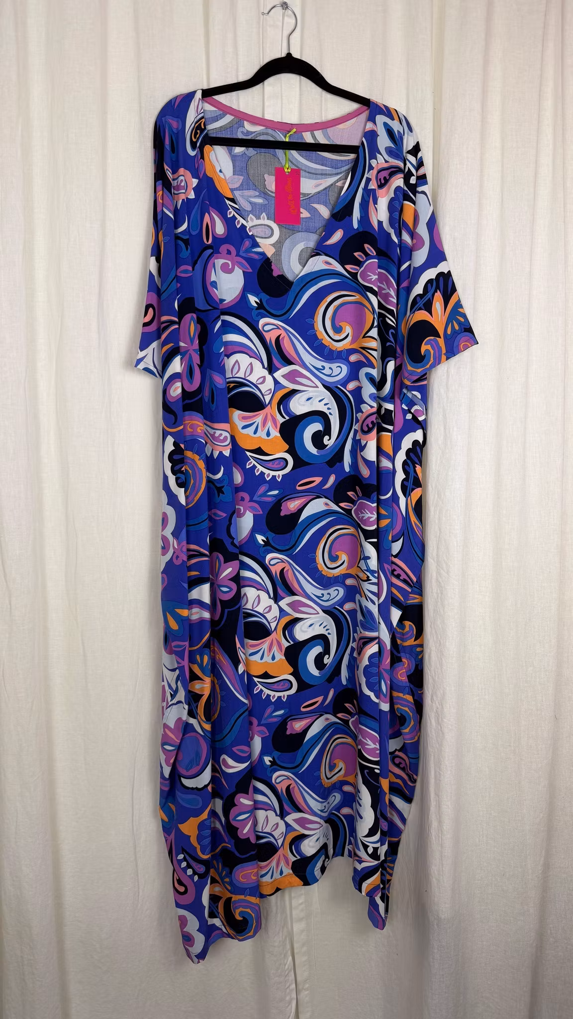 Relaxed dress paisley