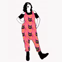 Black Cats Jumpsuit (alla ärmlängder)