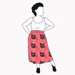 Black Cats Culottes (långa & 3/4 långa)