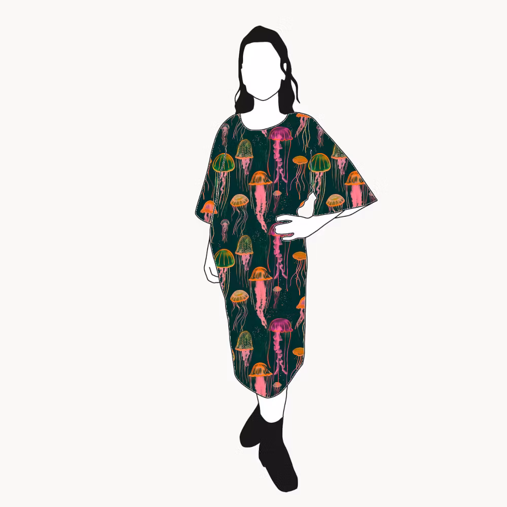Jelly Kimono Dress