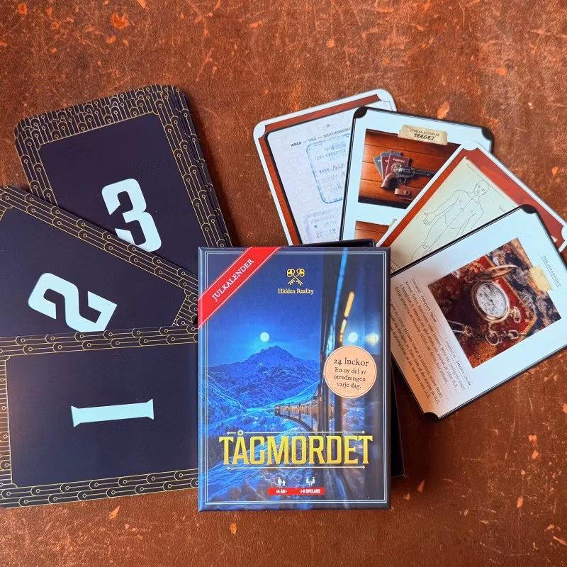 Årets adventskalender som mordgåta: Tågmordet