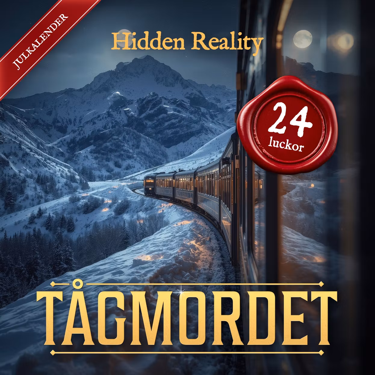Omslag: Tågmordet