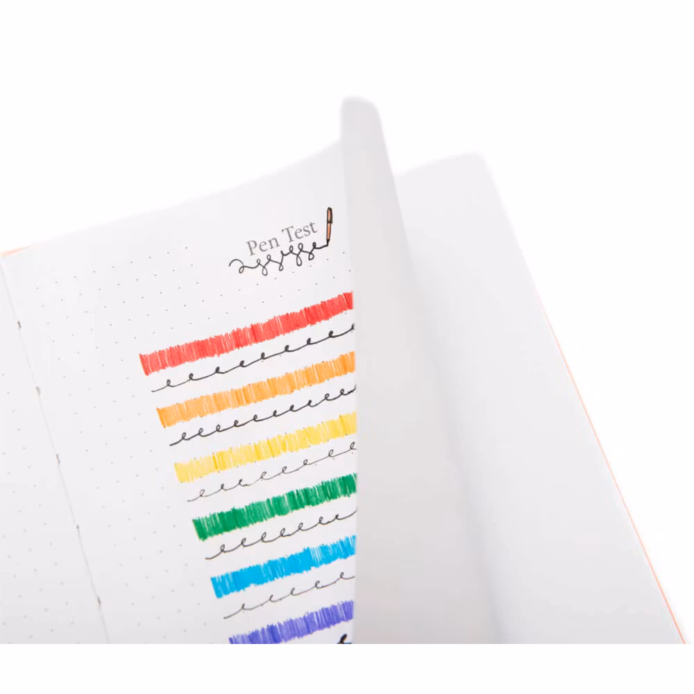 Yop & Tom Dot Grid Journal - Hummingbird Deep Ocean A5