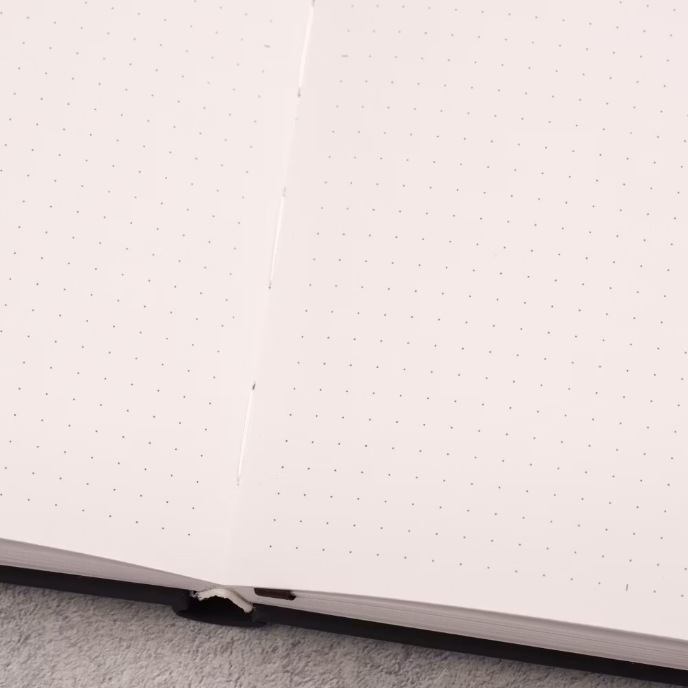 Yop & Tom Dot Grid Journal - Moon and Stars Forest Green A5