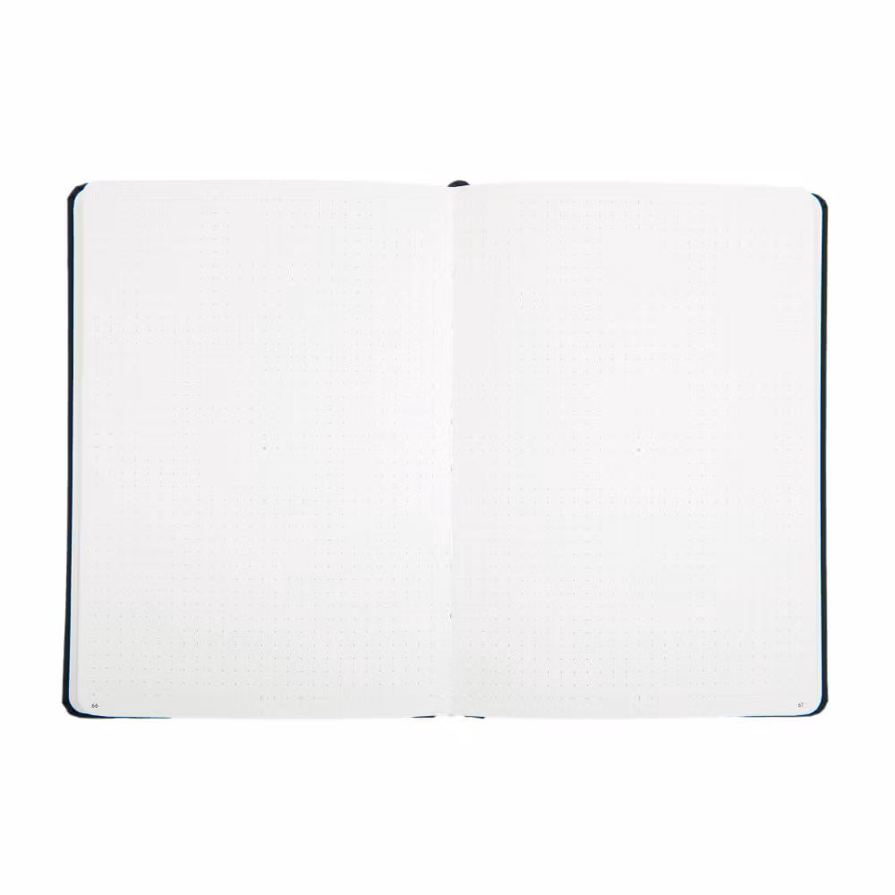 Yop & Tom Dot Grid Journal - Moon and Stars Blush Pink A5