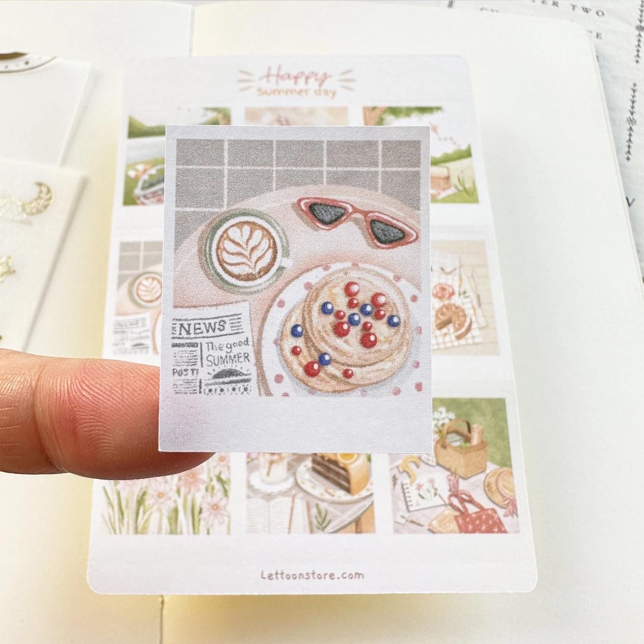 Stickers Lettoon - Happy Summer Day