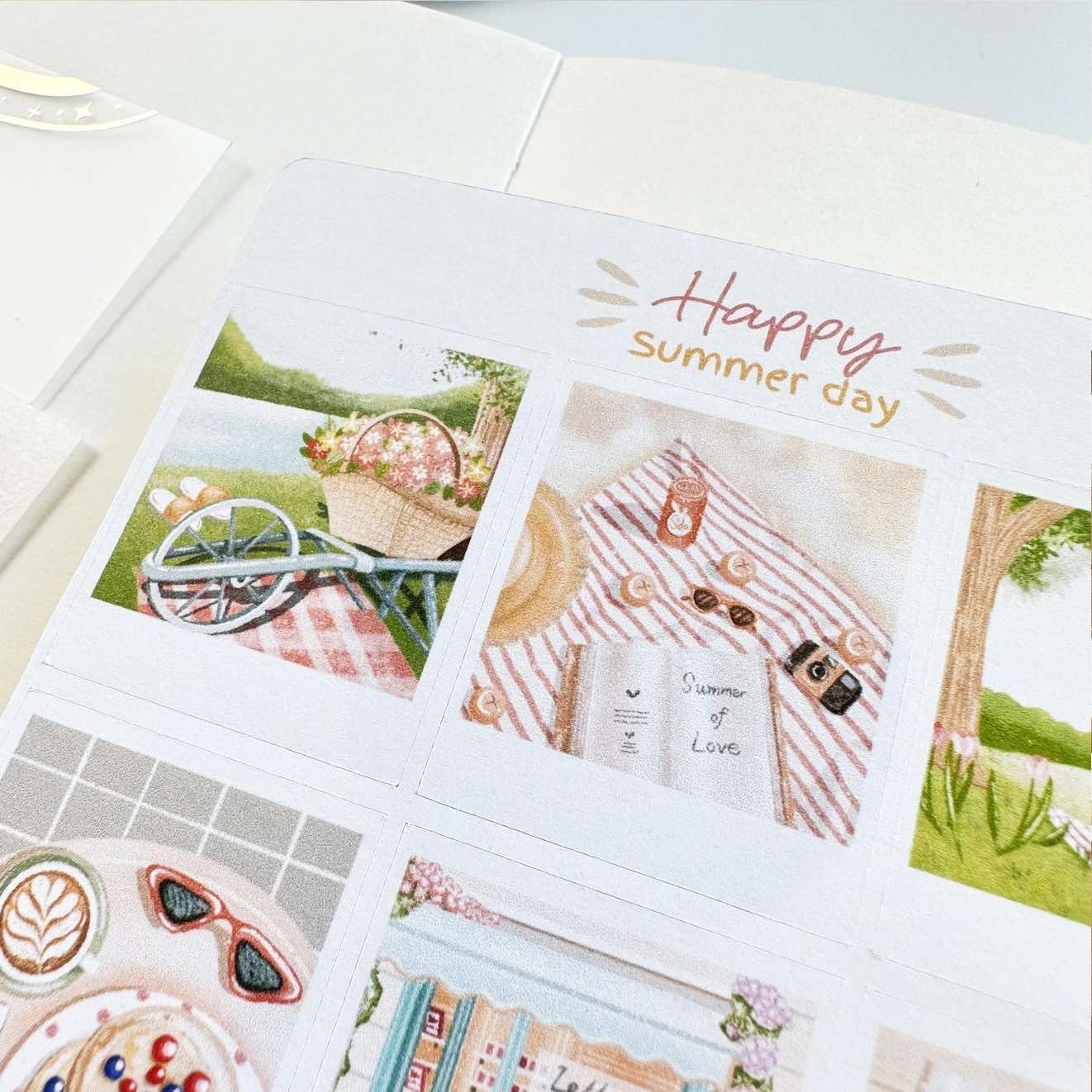 Stickers Lettoon - Happy Summer Day
