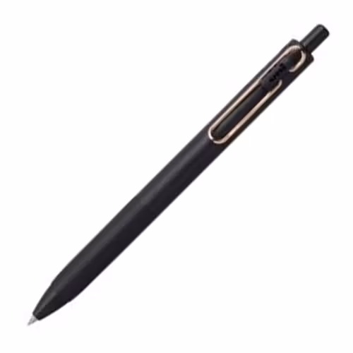 Uni-ball One Rose Gold Clip Black 0.5mm