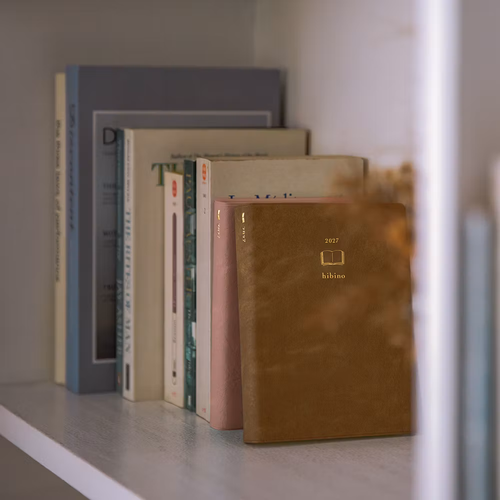 Midori 2027 Diary Hibino A6 Pink
