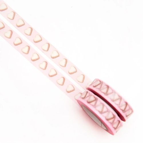 Washi tape Willwa - Vanilla Heart Checklist 10 mm