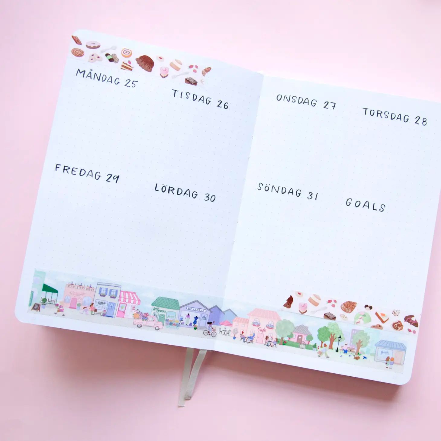 Washi Tape Willwa - City of Cafés 30 mm