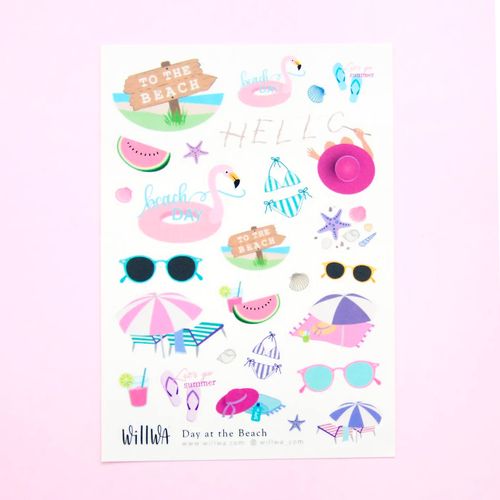Stickers Willwa - Day at the Beach