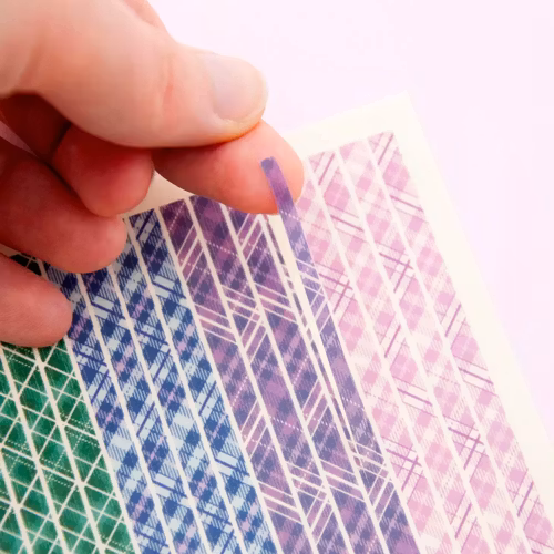 Stickers Willwa - Checkered washi strips