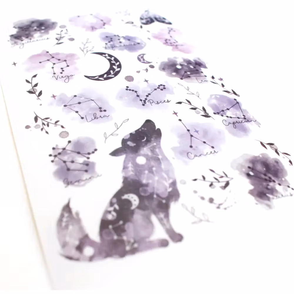 Rub on stickers Nikki Dotti Celestial