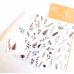 Rub-on-stickers Nikki Dotti - Autumn flowers