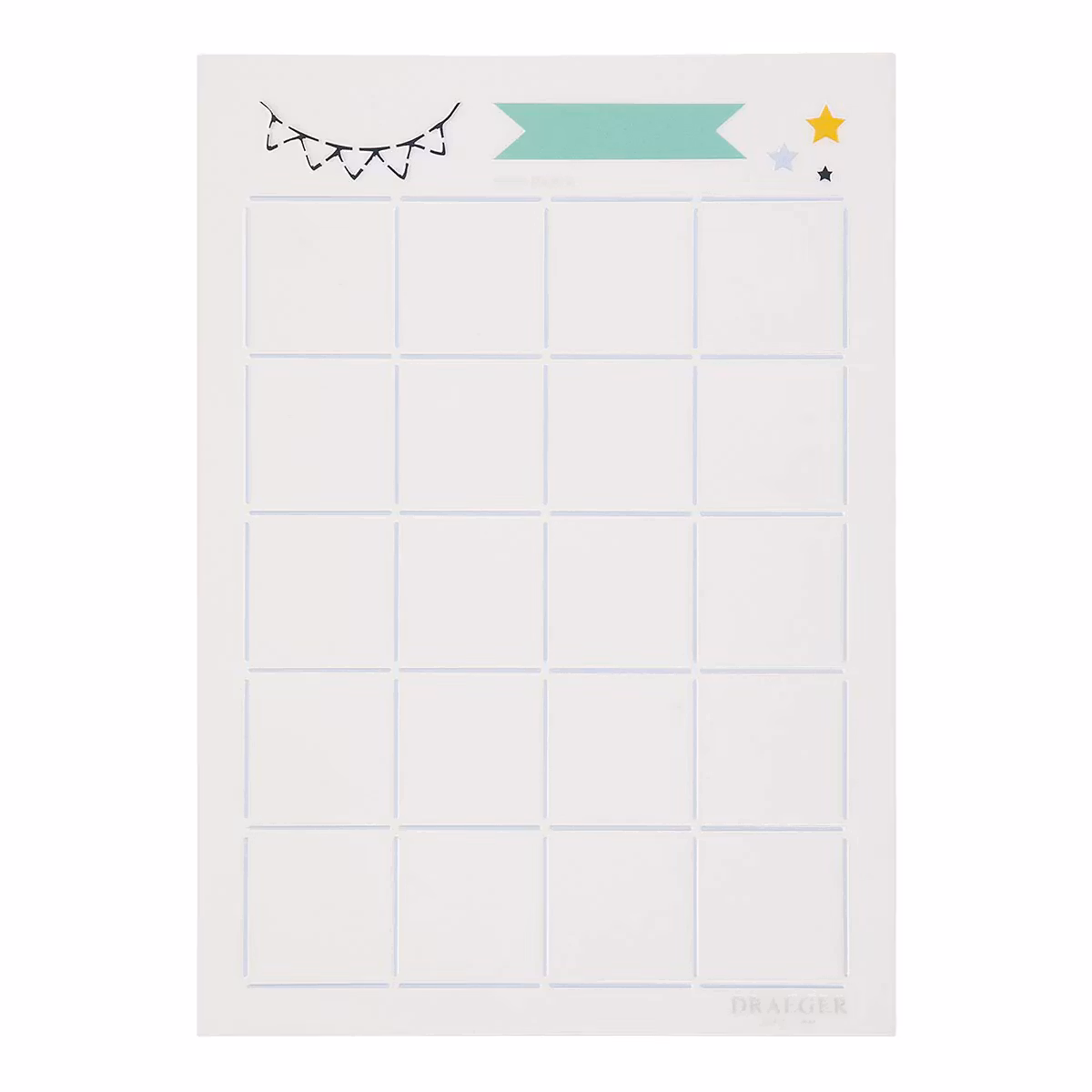 Stencil Monthly overview grid