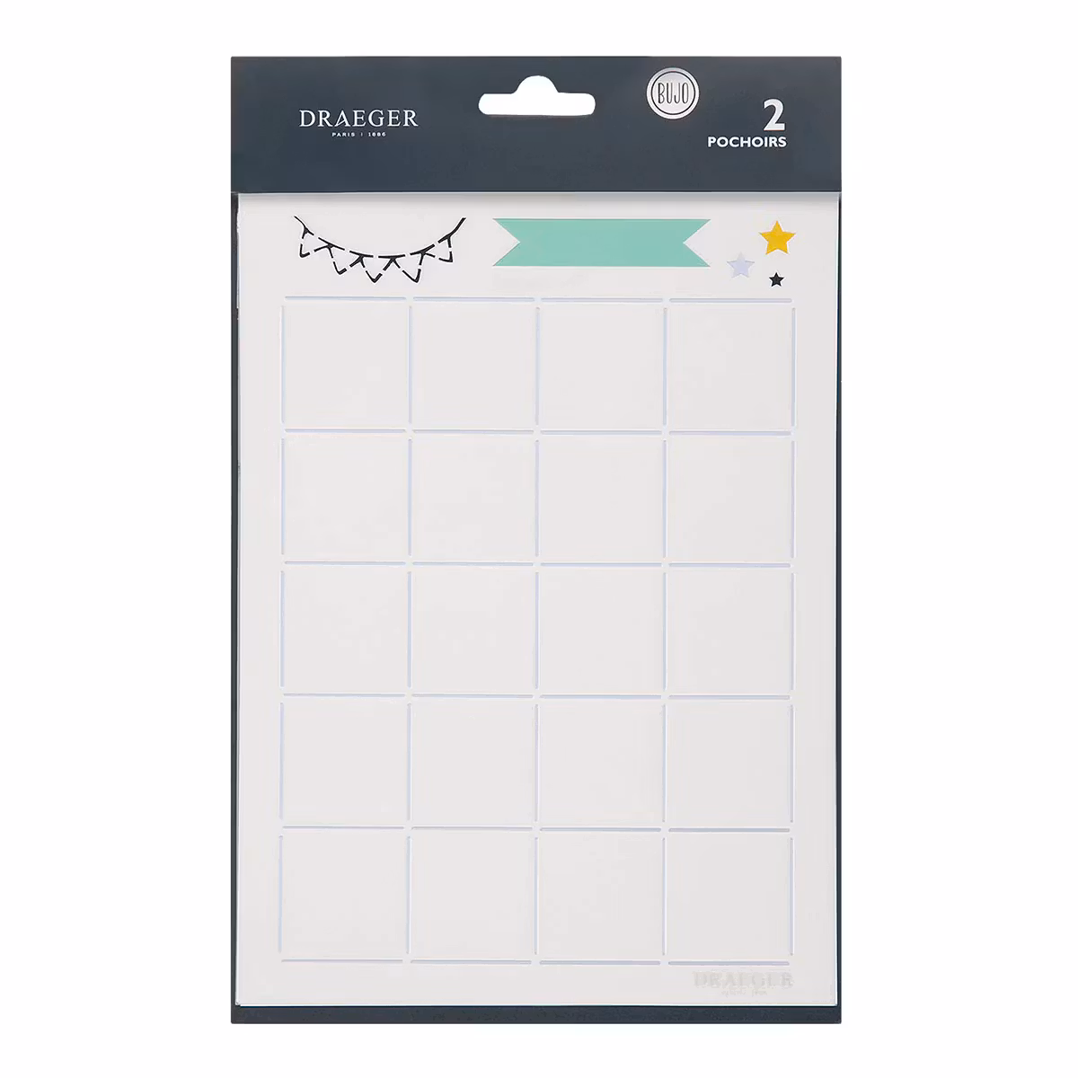 Stencil Monthly overview grid