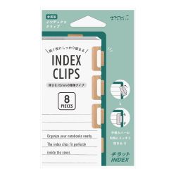 Midori Index Clips Orange