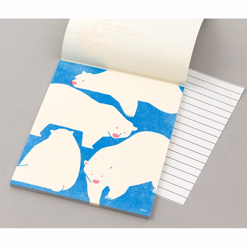 Midori Writing Paper Bear A5