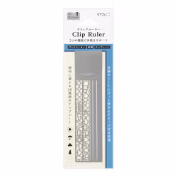 Midori Clip Ruler Silver