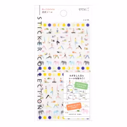 Midori Sticker Achievement Yoga