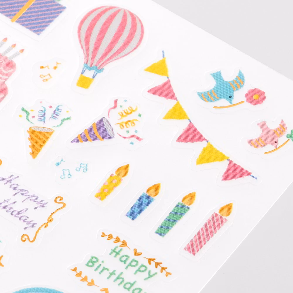 Midori Sticker Anniversary Birthday