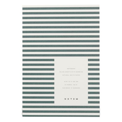 NOTEM Vita Notebook Small - Dark Green