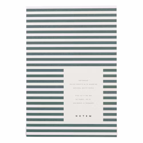NOTEM Vita Notebook Small - Dark Green