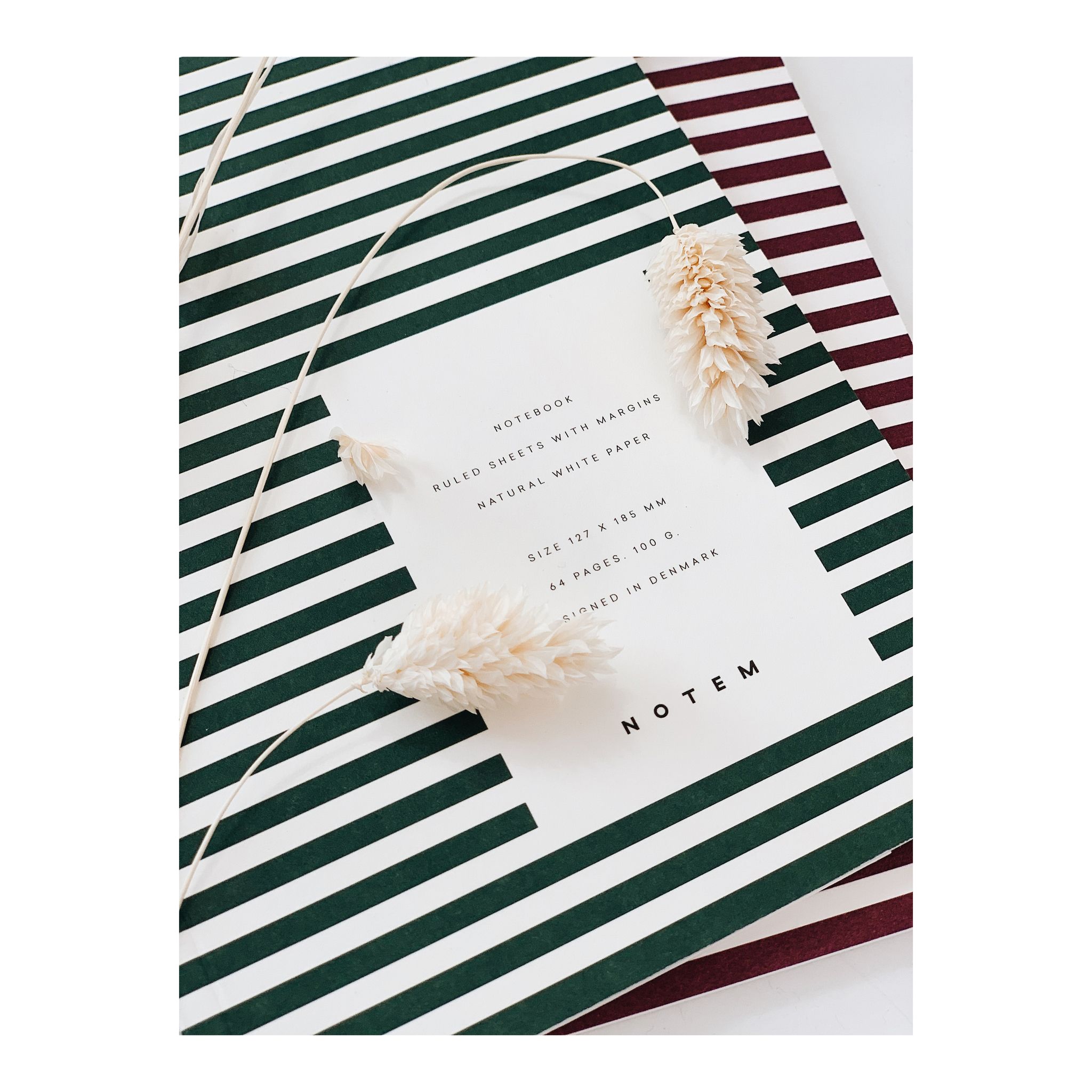 NOTEM Vita Notebook Small Dark Green