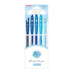 Zebra Sarasa Clip Bouquet - Nemophila set