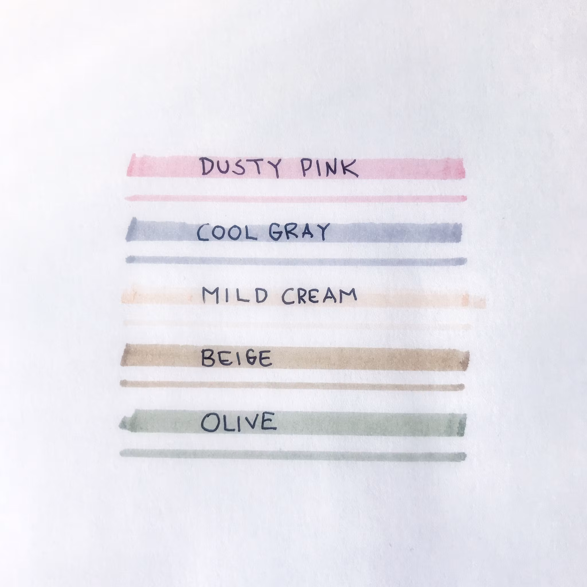 Zebra Mildliner Natural set