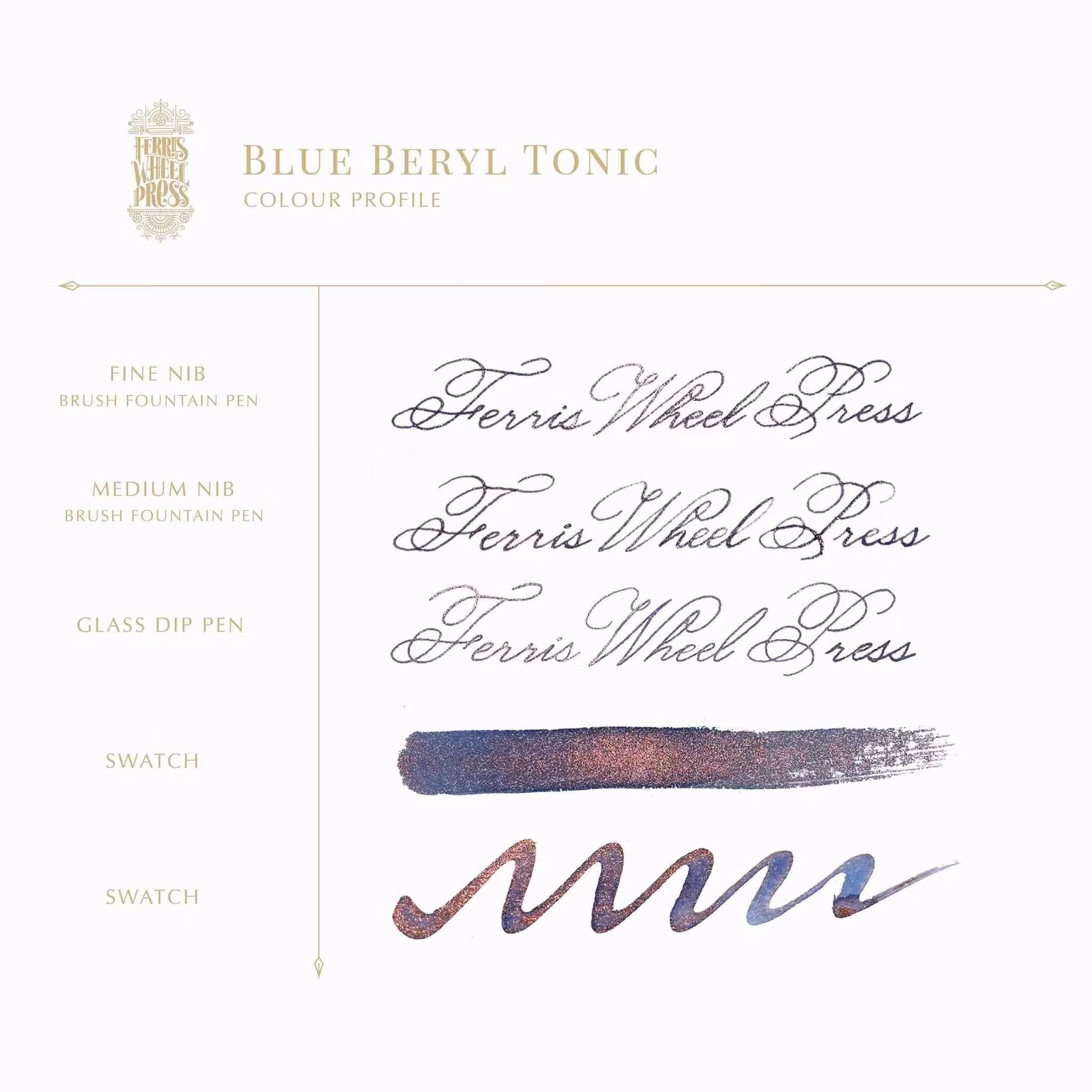 Ferris Wheel Press Blue Beryl Tonic 20 ml Ink