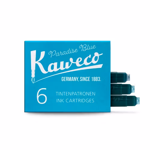 Kaweco Ink Cartridges 6 st Bläckpatroner - Paradise Blue