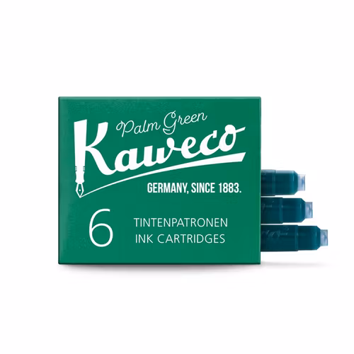 Kaweco Ink Cartridges 6 st Bläckpatroner - Palm Green