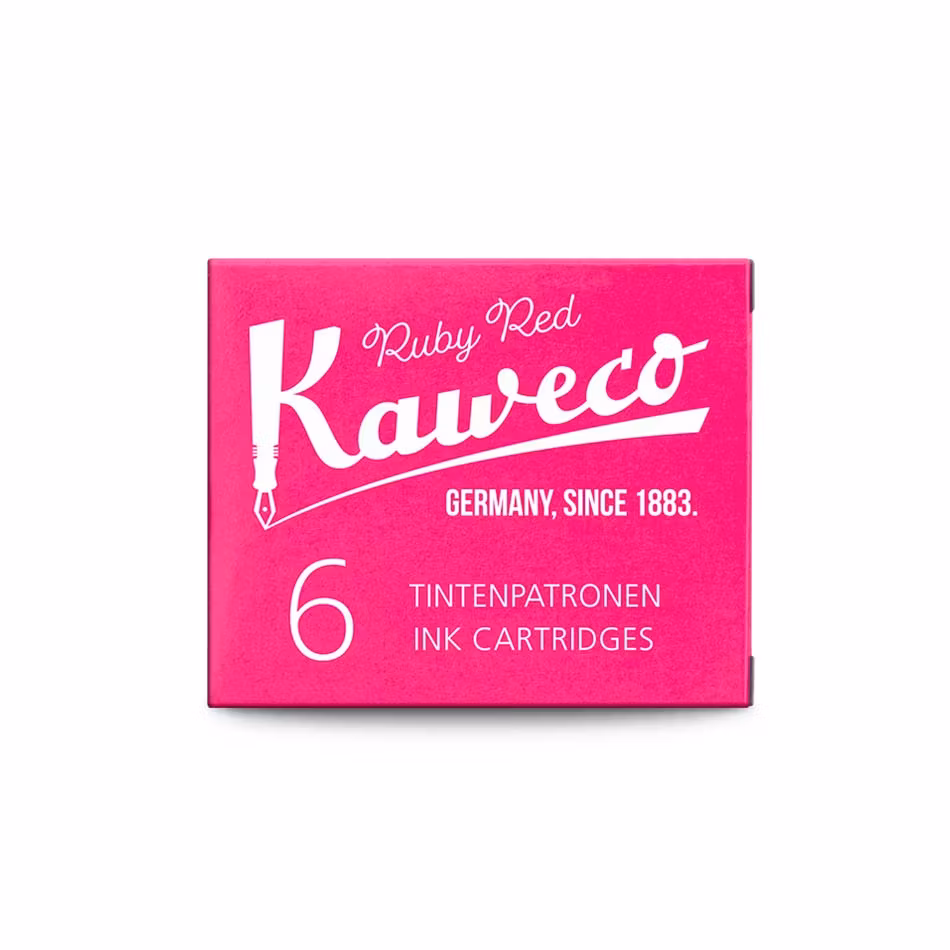 Kaweco Ink Cartridges 6 pcs - Ruby Red