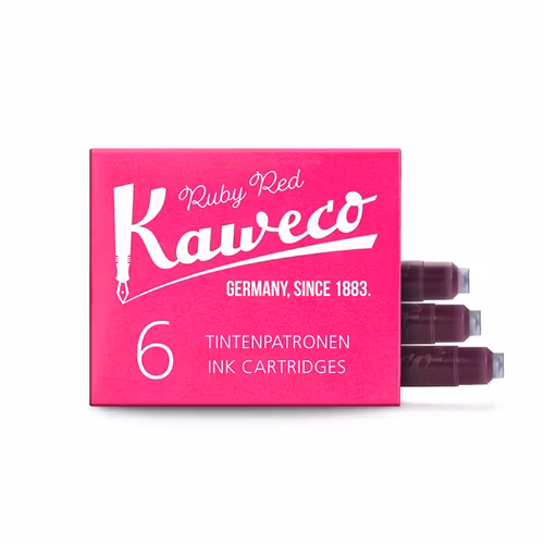 Kaweco Ink Cartridges 6 st Bläckpatroner - Ruby Red